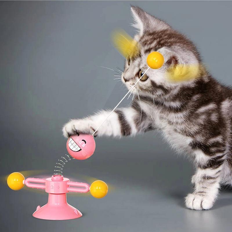 Multifunctional Rotating Cat Toy - Chokid