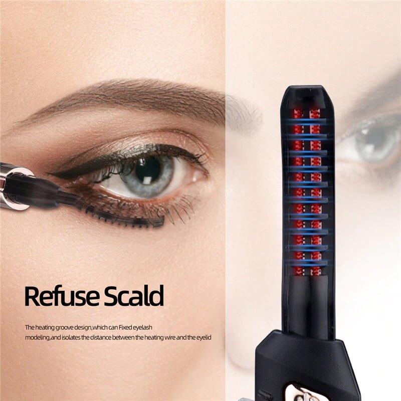 Heated Eyelash Curler - Electric Eyelash Curler Natural - Chokid