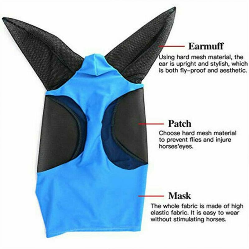 Anti-Fly Mesh Equine Mask - Chokid