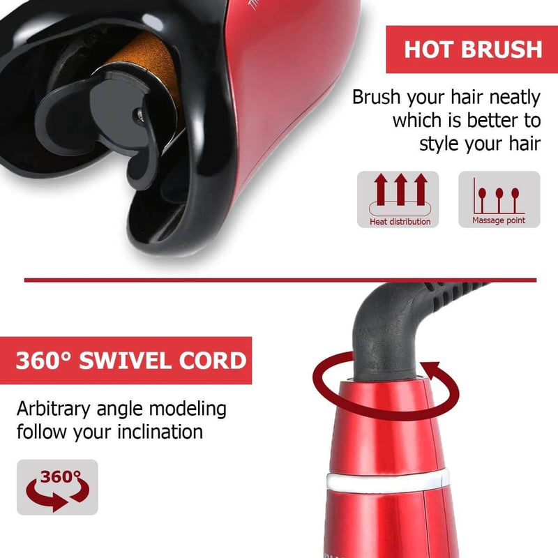 Automatic Hair Curling Iron Wand - Automatic Hair Curler & Waver Iron Wand