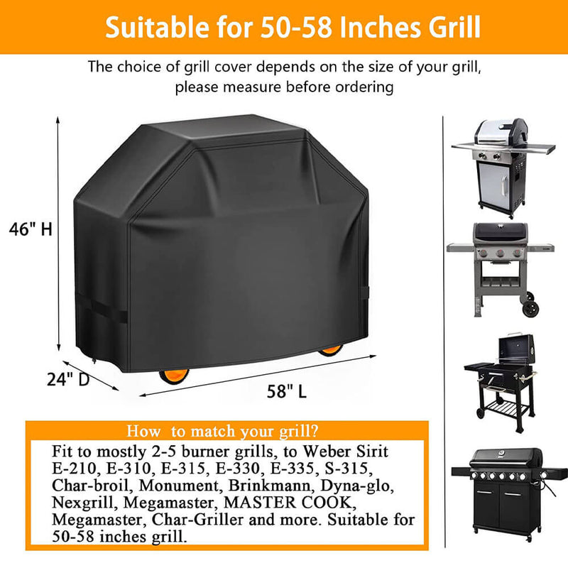 BBQ Gas Grill Cover 58 inches