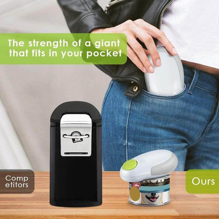 Electric Can Opener - Automatic Safety Can Jar Opener