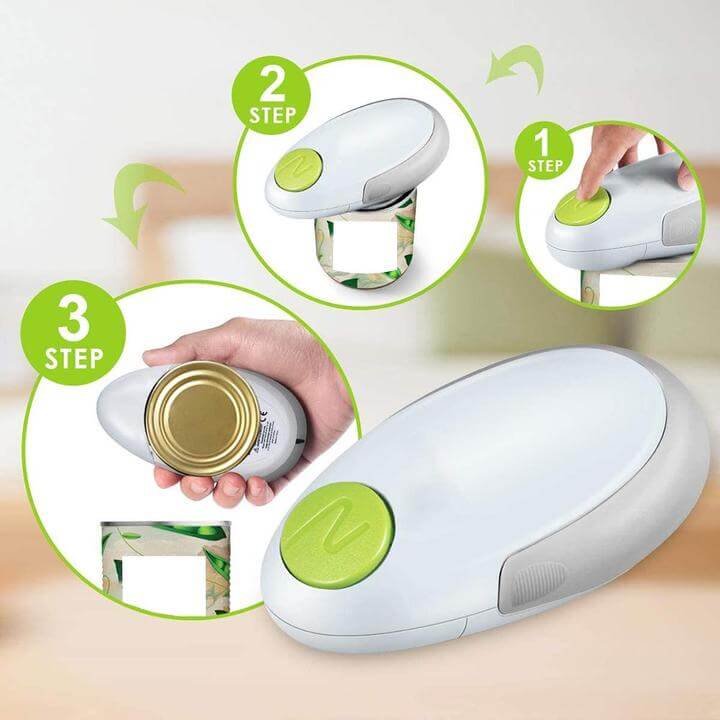 Electric Can Opener - Automatic Safety Can Jar Opener