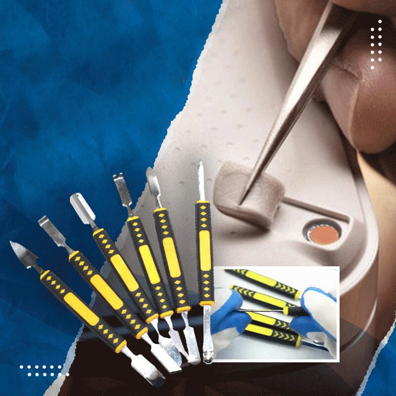 Metal Crowbar 6-Piece Set - Electronic Repair Tools Boot Stick Mobile Phone Kits