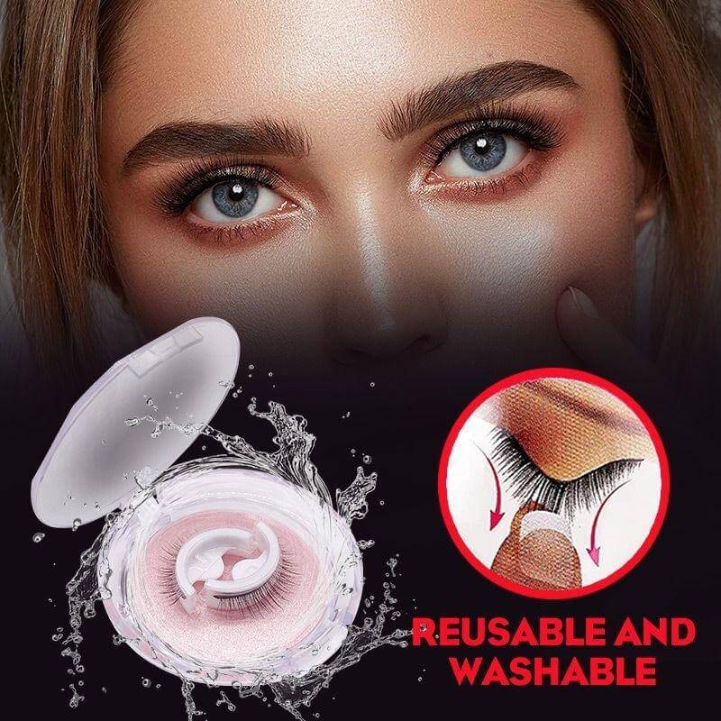 Reusable Self-Adhesive Eyelashes Without Glue