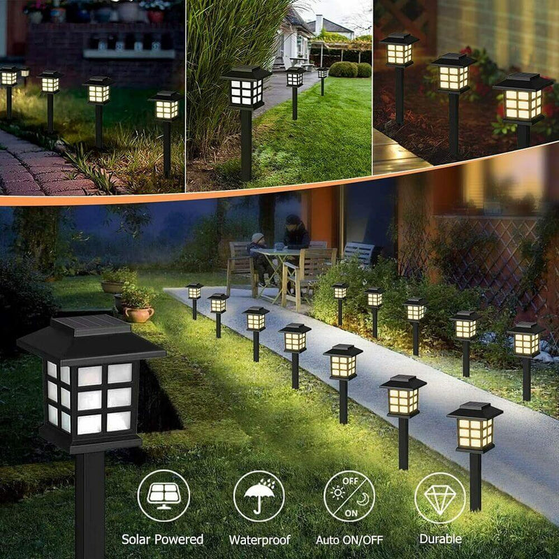 12 Pack Solar Garden Lights Outdoor