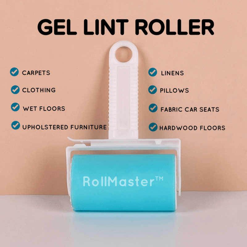 ROLL MASTER™ - GEL LINT ROLLER (WASHABLE/RE-USABLE)