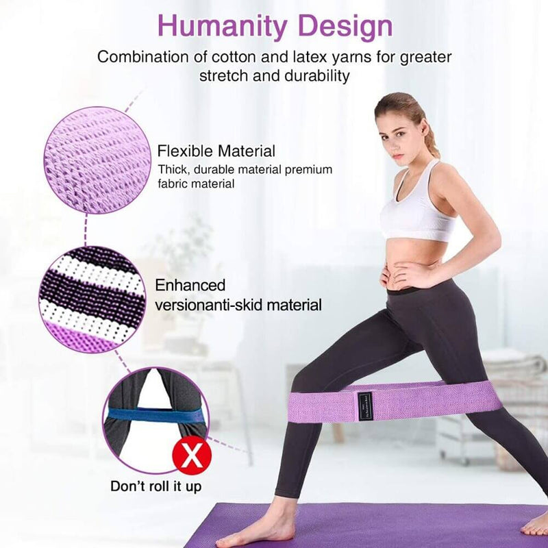 Exercise Booty Bands - Glute Bands Set - Chokid