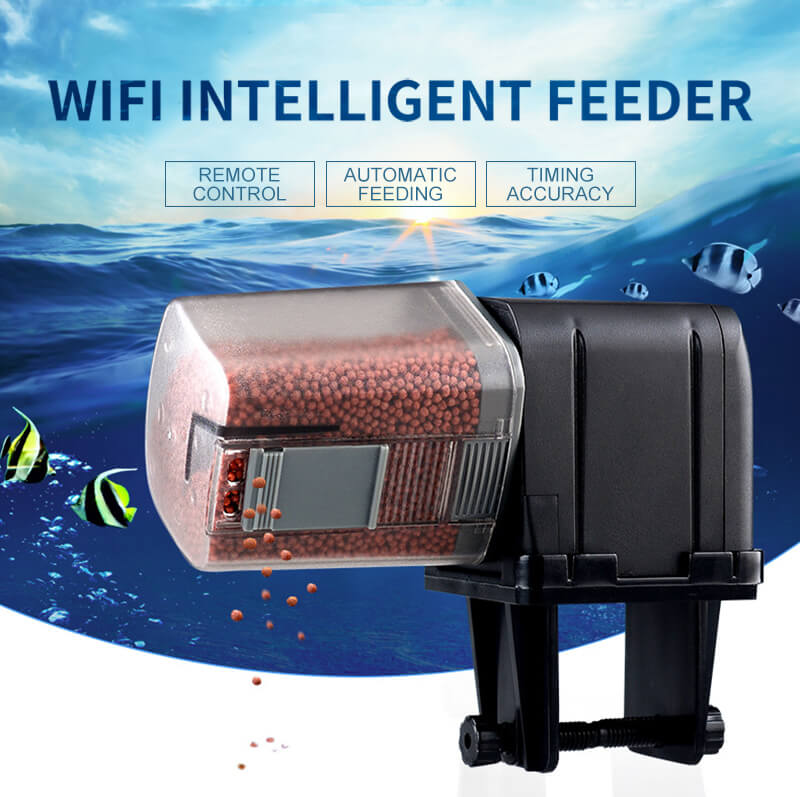 Fish Feeder Automatic - WiFi Control Auto Fish Feeder - Chokid