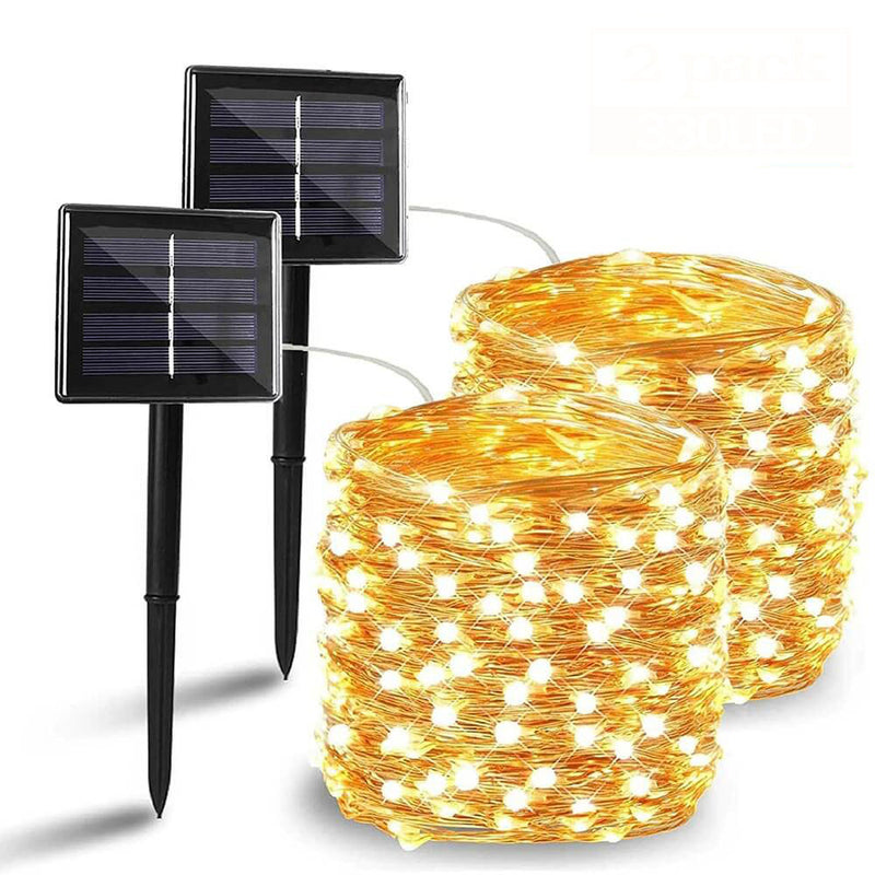LED Solar Outdoor String Lights for Halloween Trees Christmas Decorations - Chokid