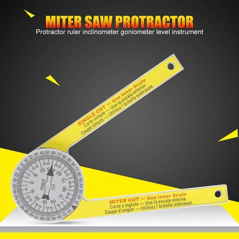 Woodworking Miter Saw Dividing Angle Measuring Device